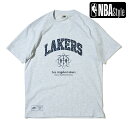  NBA Style ロサンゼルス・レイカーズ オーバーフィット ビッグプリント 半袖 Tシャツ Eddie Kang NBA オーバーサイズ